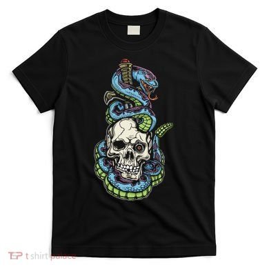 Snake Skull And Dagger Tattoo T-Shirt