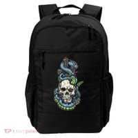 Snake Skull And Dagger Tattoo Backpack thumb 0