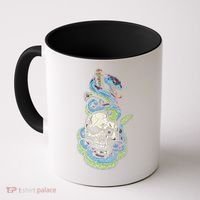 Snake Skull And Dagger Tattoo Coffee Mug thumb 0
