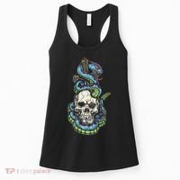 Snake Skull And Dagger Tattoo Women's Tank Top thumb 0
