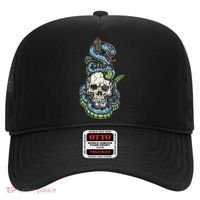 Snake Skull And Dagger Tattoo Hat thumb 0