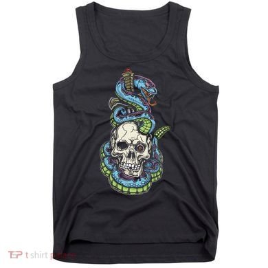 Snake Skull And Dagger Tattoo Tank Top