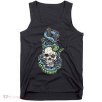 Snake Skull And Dagger Tattoo Tank Top thumb 0