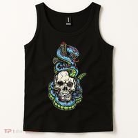 Snake Skull And Dagger Tattoo Tank Top thumb 2