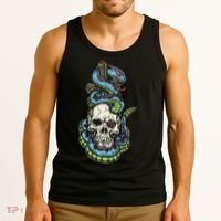Snake Skull And Dagger Tattoo Tank Top thumb 3