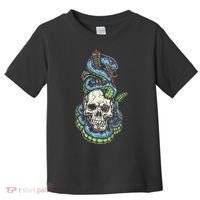 Snake Skull And Dagger Tattoo Toddler T-Shirt thumb 0