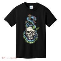Snake Skull And Dagger Tattoo Kids T-Shirt thumb 0