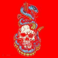 Snake Skull And Dagger Tattoo Santa Hat thumb 1