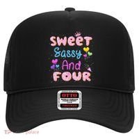Sweet Sassy And Four 4th Birthday Doughnut 4 Years Old Hat thumb 0
