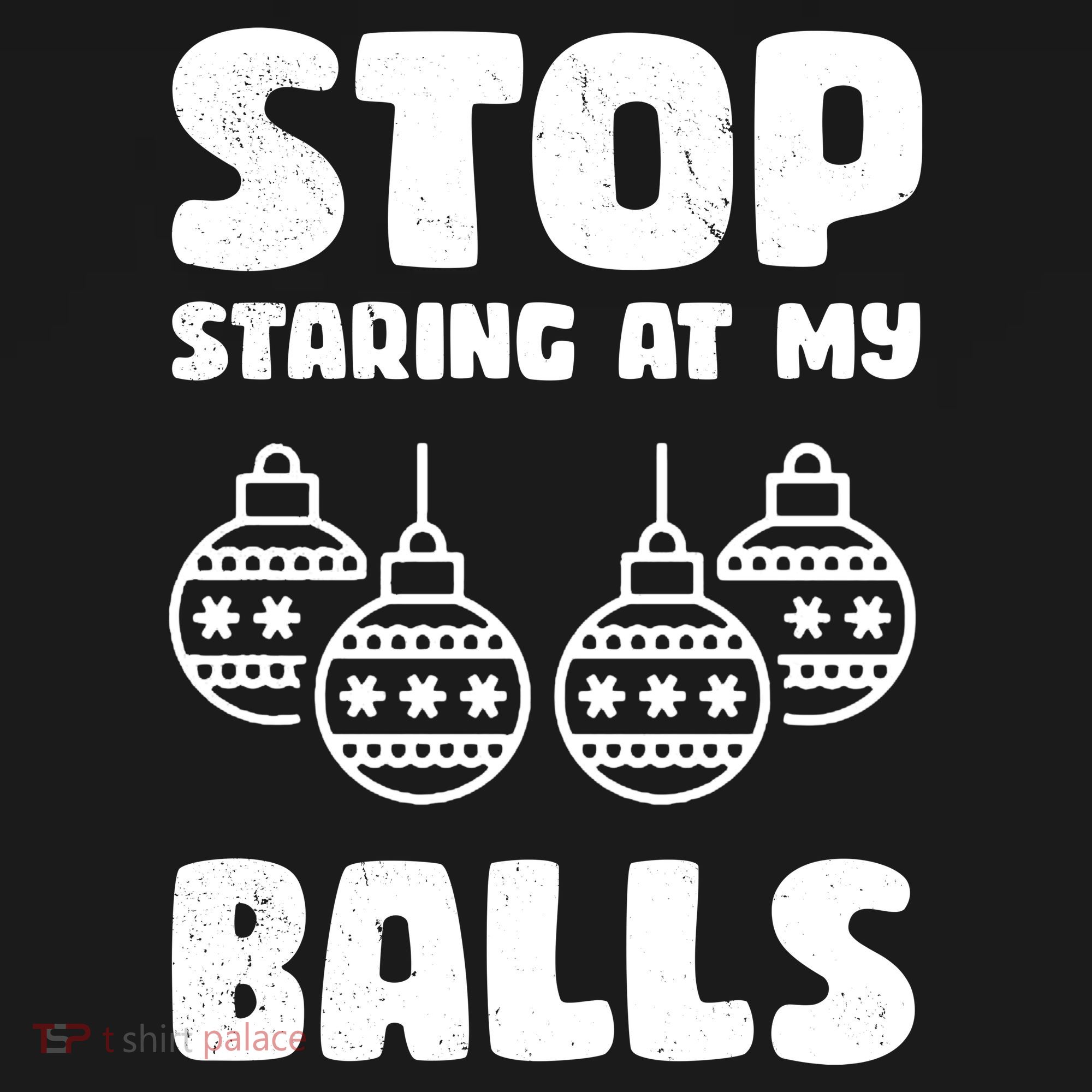 Stop Staring At My Balls Funny XMas Bucket Hat