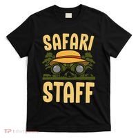 Safari Staff Art For Women Zookeeper Costume Zoo Jungle T-Shirt thumb 0