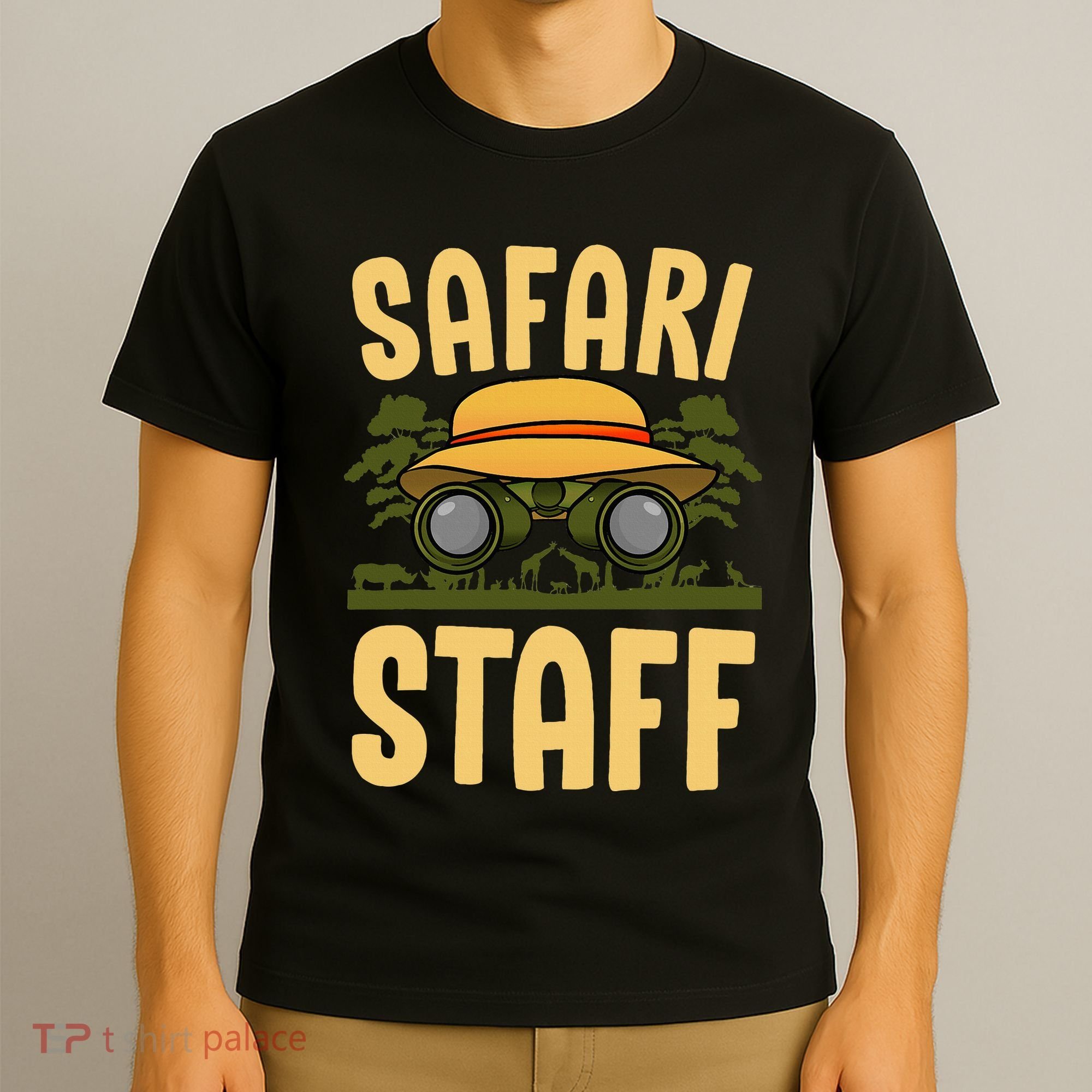 Safari Staff Art For Women Zookeeper Costume Zoo Jungle T-Shirt