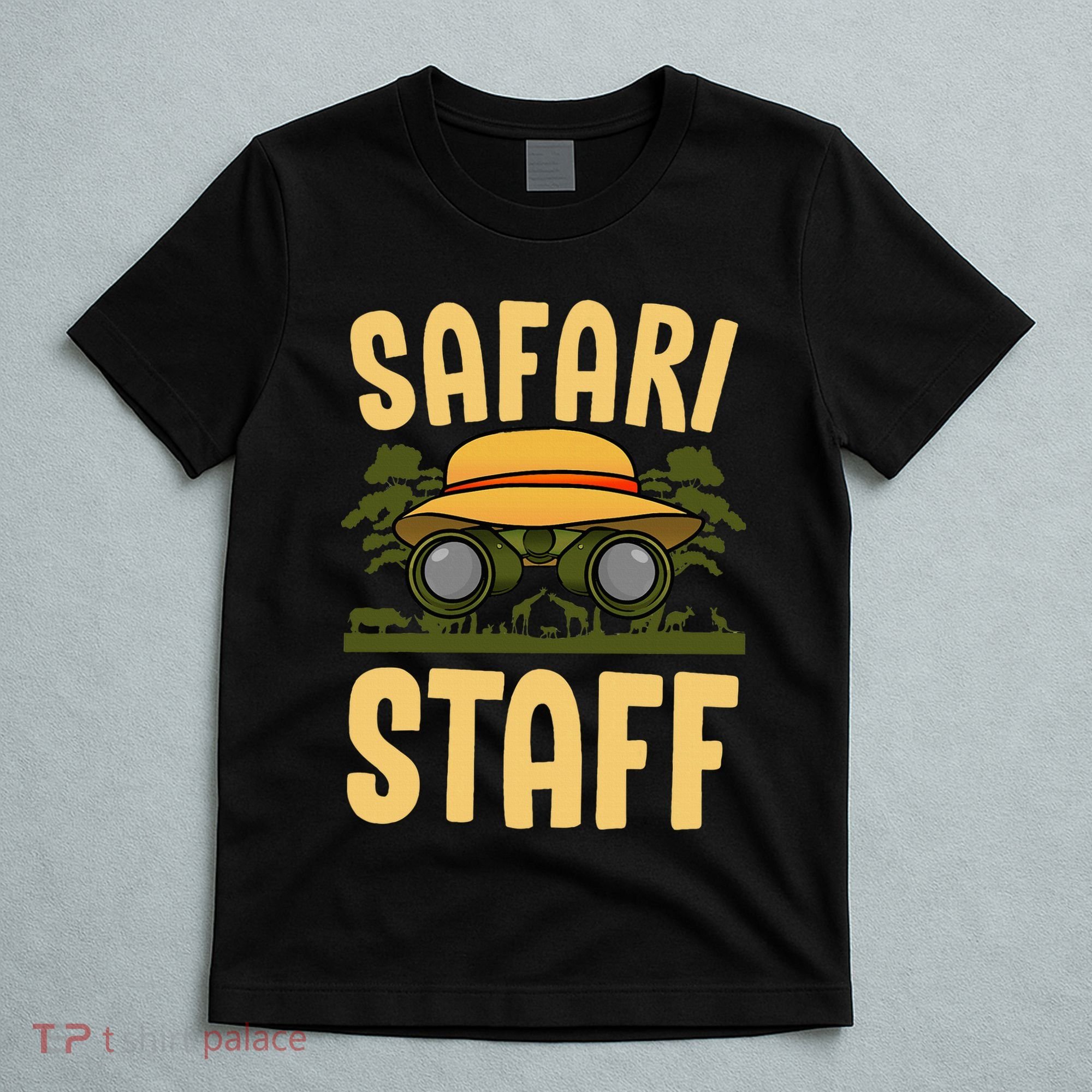 Safari Staff Art For Women Zookeeper Costume Zoo Jungle T-Shirt