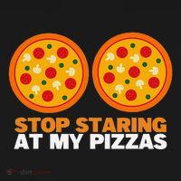 Stop Staring At My Pizza Party Women Funny Pizza Kids Sweatshirt thumb 2