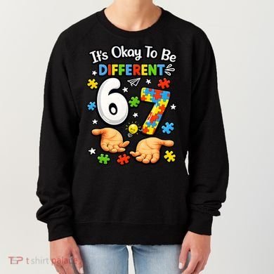 Six Seven Autism Awareness 67 Women's Sweatshirt