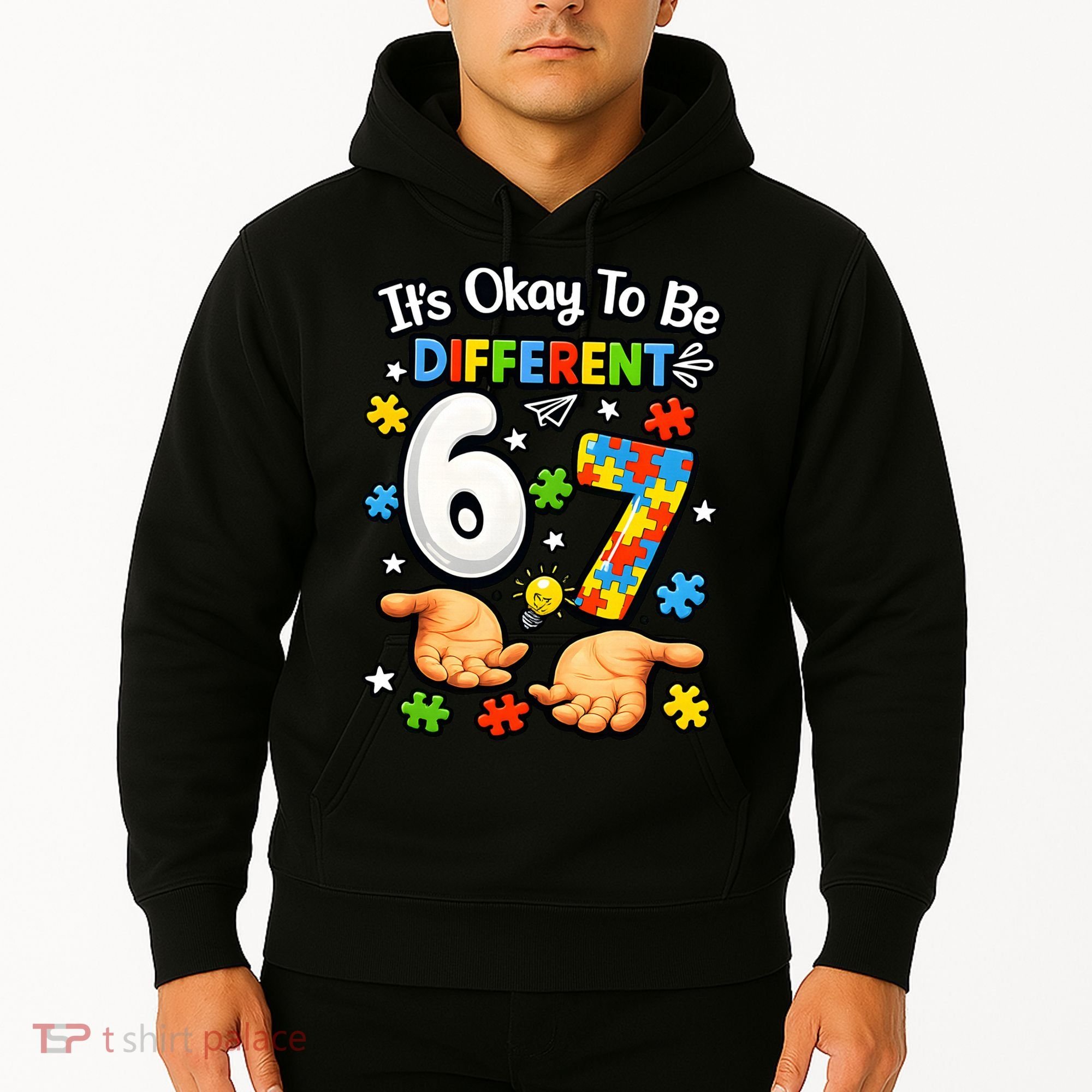 Six Seven Autism Awareness 67 Hoodie
