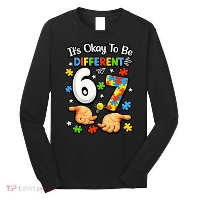 Six Seven Autism Awareness 67 Long Sleeve Shirt