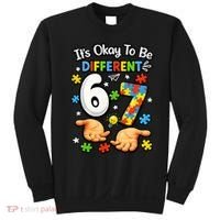 Six Seven Autism Awareness 67 Sweatshirt thumb 0