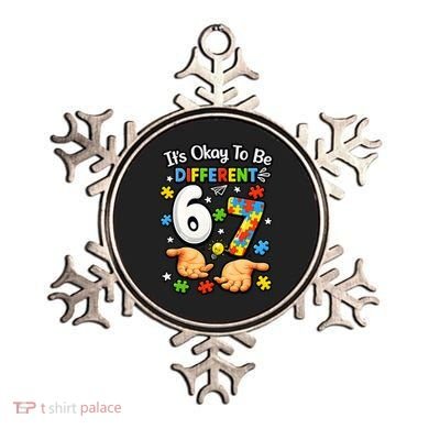 Six Seven Autism Awareness 67 Ornament