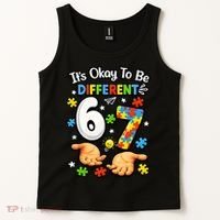 Six Seven Autism Awareness 67 Tank Top thumb 2