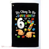 Six Seven Autism Awareness 67 Golf Towel thumb 0