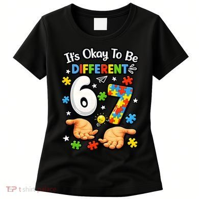 Six Seven Autism Awareness 67 Women's T-Shirt