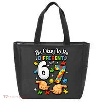 Six Seven Autism Awareness 67 Tote Bag thumb 0
