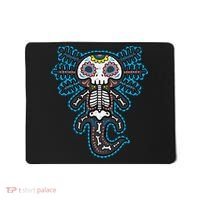 Sugar Skull Axolotl Skeleton Halloween Dia De Los Muertos  Mousepad thumb 0