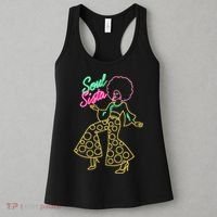 Soul Sista Afro 70s Soul Music Retro Disco Black Funk Lovers Women's Tank Top thumb 3