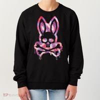 Scary Skull And Crossbones Bad Rabbit Horror Bunny Halloween Women's Sweatshirt thumb 0
