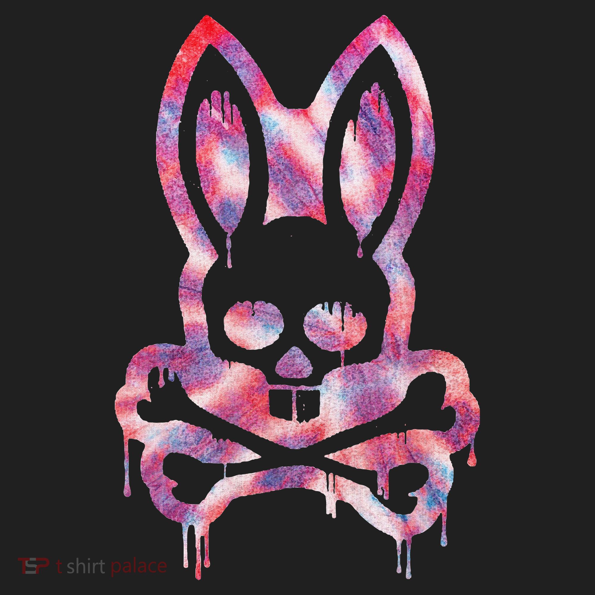 Scary Skull And Crossbones Bad Rabbit Horror Bunny Halloween Women's Sweatshirt