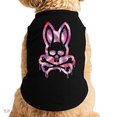 Scary Skull And Crossbones Bad Rabbit Horror Bunny Halloween Doggie Tank