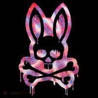 Scary Skull And Crossbones Bad Rabbit Horror Bunny Halloween Mousepad thumb 1