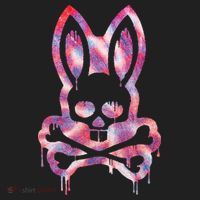 Scary Skull And Crossbones Bad Rabbit Horror Bunny Halloween Hat thumb 2