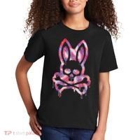 Scary Skull And Crossbones Bad Rabbit Horror Bunny Halloween Kids T-Shirt thumb 2