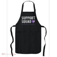 Support Squad Alzheimers Awareness Heart Ribbon Apron thumb 0