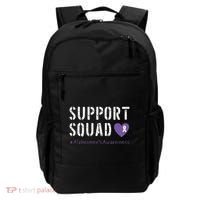 Support Squad Alzheimers Awareness Heart Ribbon Backpack thumb 0