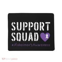 Support Squad Alzheimers Awareness Heart Ribbon Mousepad thumb 0
