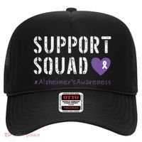 Support Squad Alzheimers Awareness Heart Ribbon Hat thumb 0