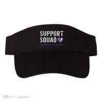 Support Squad Alzheimers Awareness Heart Ribbon Visor thumb 0