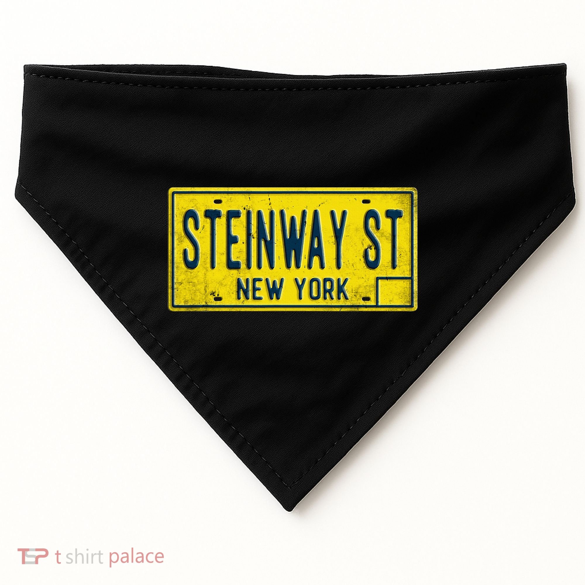 Steinway Street Astoria Queens Ny New York Home Retro USA-Made Doggie Bandana