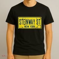 Steinway Street Astoria Queens Ny New York Home Retro T-Shirt thumb 3
