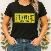 Steinway Street Astoria Queens Ny New York Home Retro Women's T-Shirt thumb 2