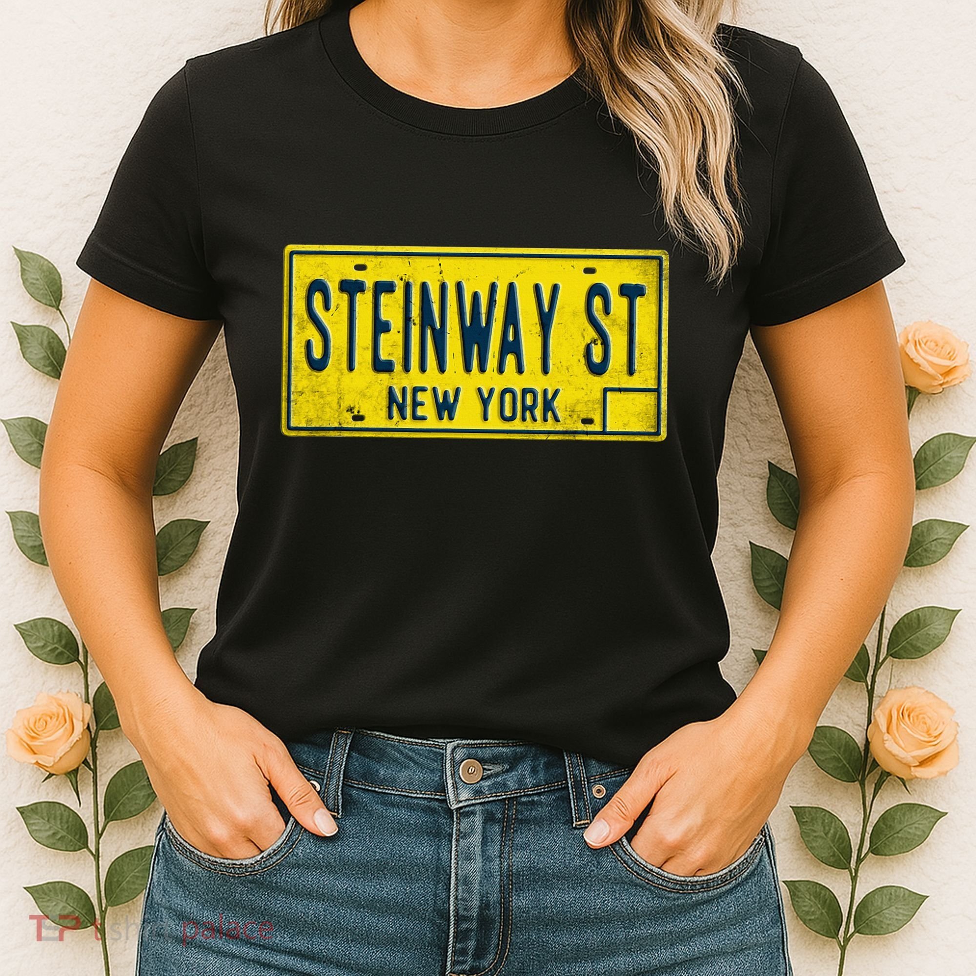 Steinway Street Astoria Queens Ny New York Home Retro Women's T-Shirt
