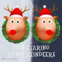 Stop Staring At My Reindeers Boob Ugly Gag Xmas Sweater  Sport-Tek Competitor United Soccer Jersey thumb 4