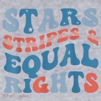 Stars Stripes And Equal Rights 4th Of July Womens Rights Women's Sweatshirt thumb 2