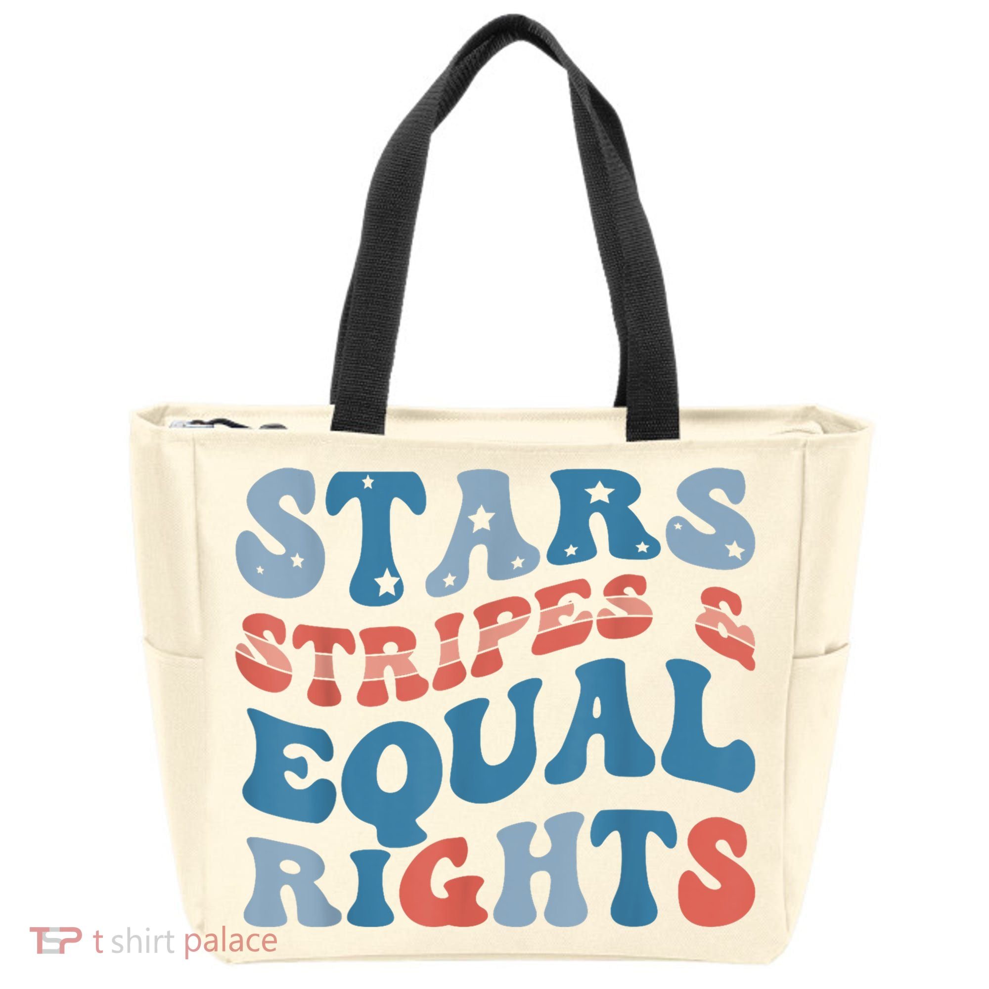 Stars Stripes And Equal Rights 4th Of July Womens Rights Tote Bag