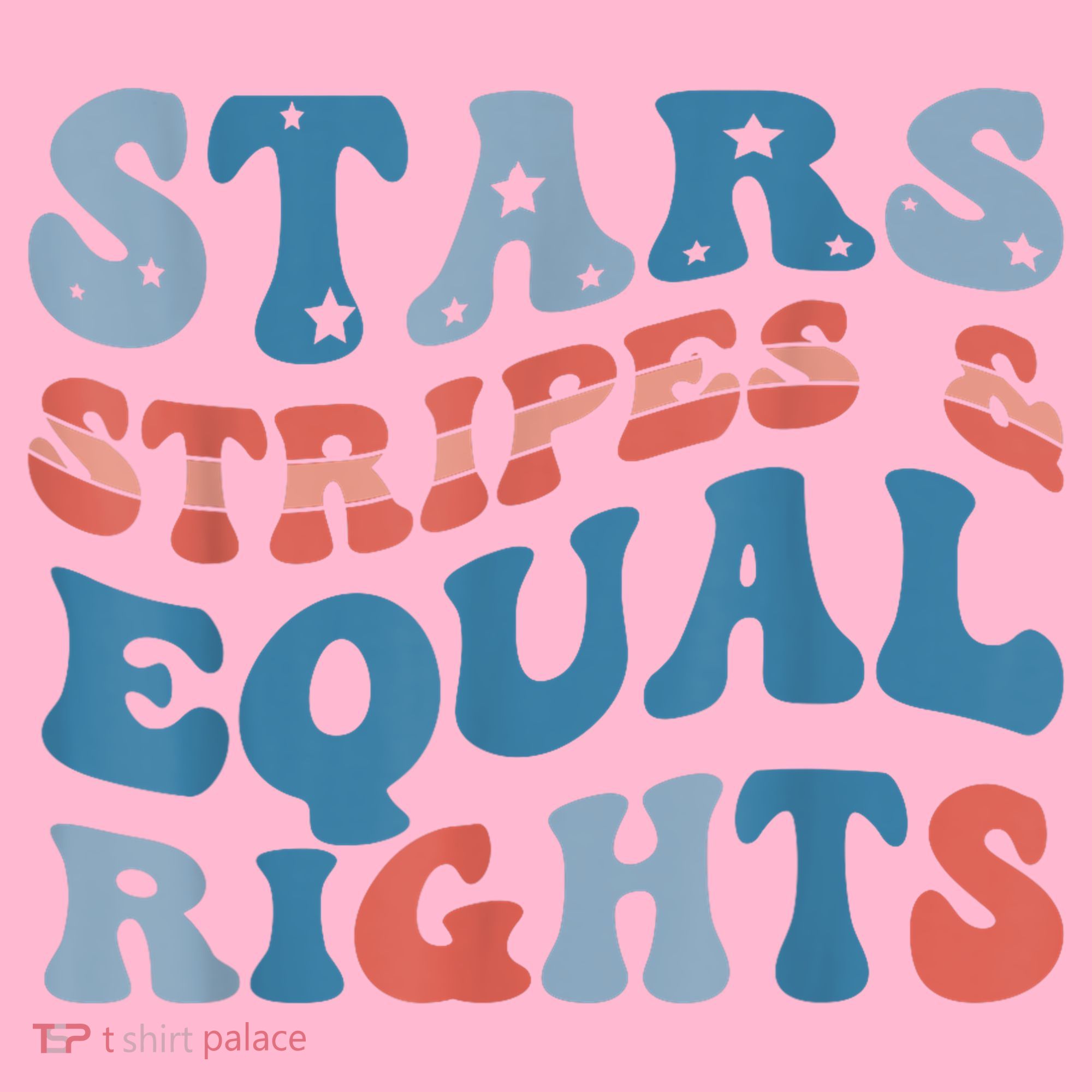 Stars Stripes And Equal Rights 4th Of July Womens Rights Coaster