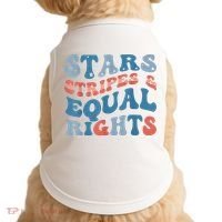 Stars Stripes And Equal Rights 4th Of July Womens Rights Doggie Tank thumb 0