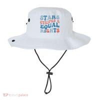 Stars Stripes And Equal Rights 4th Of July Womens Rights Bucket Hat thumb 0